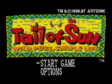 Tail of the Sun (US) screen shot title